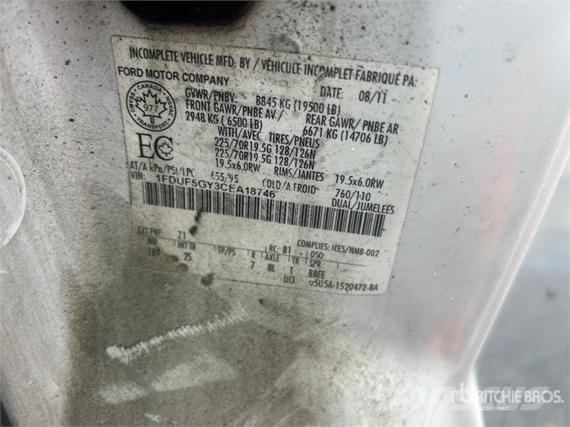Ford 41 30 ft on Ford F-550 XLT 4x2 Van Mounted Aerial Auto hoogwerkers