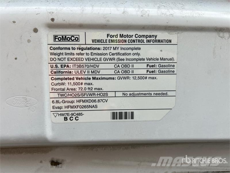 Ford E-350 4x2 Van Truck Skapbiler
