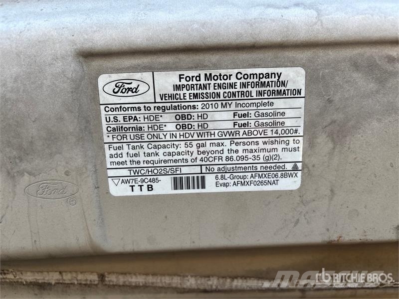Ford E-450 4x2 Utility Truck Pickup/Sideaflæsning