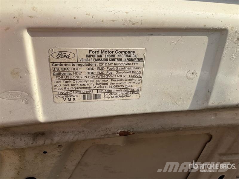 Ford E-450 4x2 Van Truck Sanduk kamioni