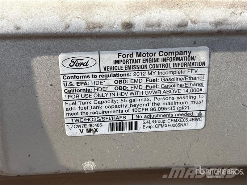 Ford E-450 4x2 Van Truck Sanduk kamioni