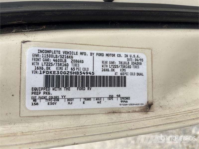 Ford E350 Motor Home Αυτοκινούμενα τροχόσπιτα και τροχόσπιτα