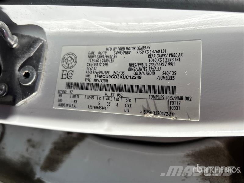 Ford Escape SE 4WD SUV Automobili