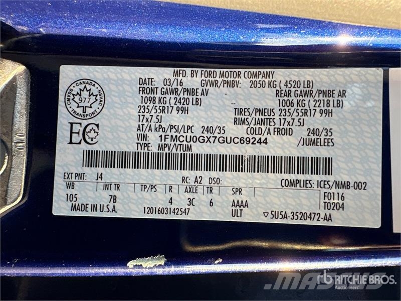 Ford Escape SUV Automobili