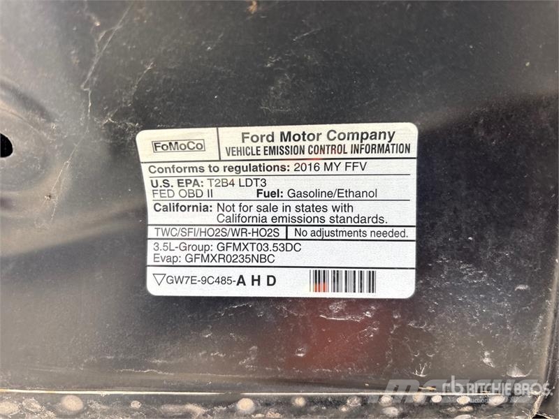 Ford F-150 XL 4x4 Extended Cab Pickup (Inoperable) Inne