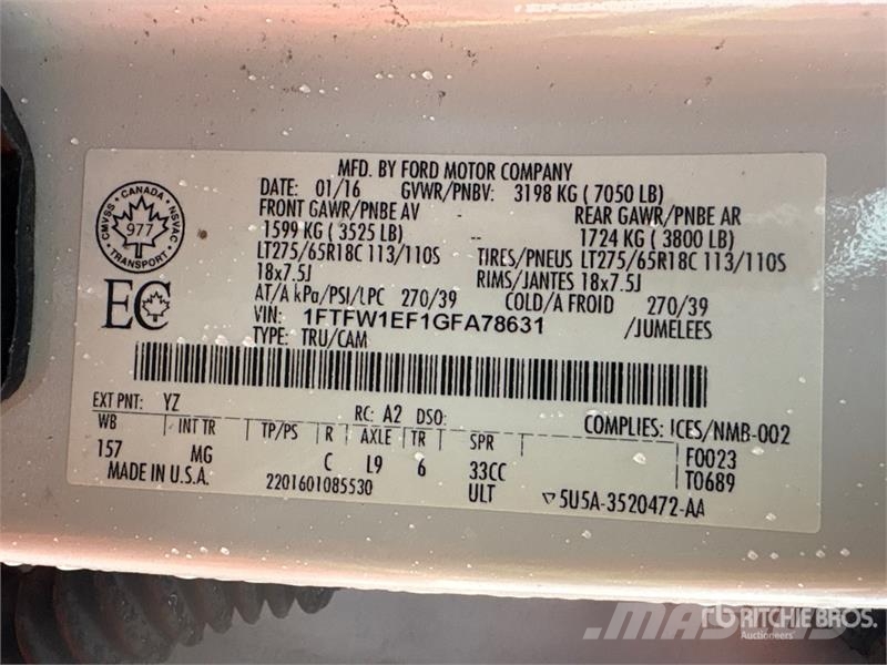 Ford F-150 XLT 4x4 Crew Cab Pickup 其他