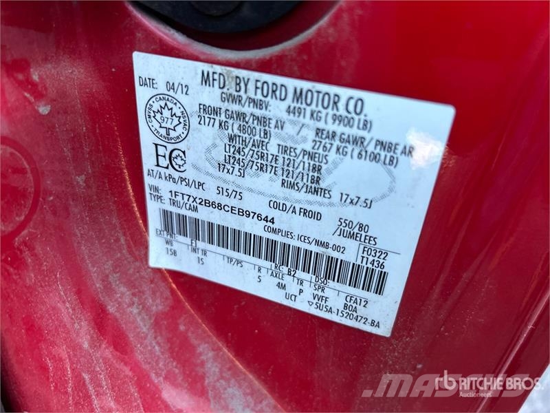 Ford F-250 XL 4x4 Extended Cab Pickup Inne