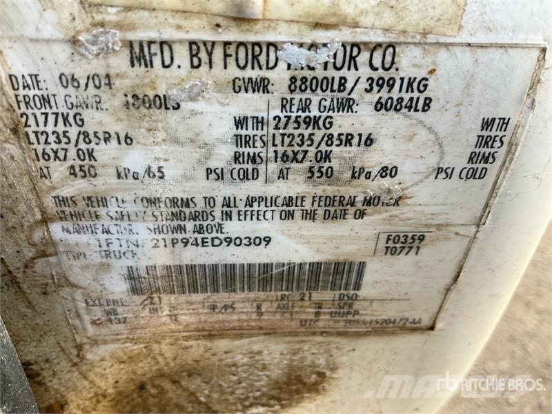 Ford F-250 XL 4x4 Pickup Outros