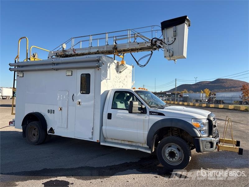 Ford Telelift 35 ft on Ford F-550 4x2 Van Mounted Aeri Pacēlāji uz automašīnas bāzes