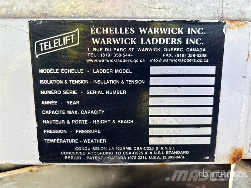 Ford TTS-25-2002FBSH 35 ft on  Ford F-550 4x2 Van Mount Piattaforme autocarrate