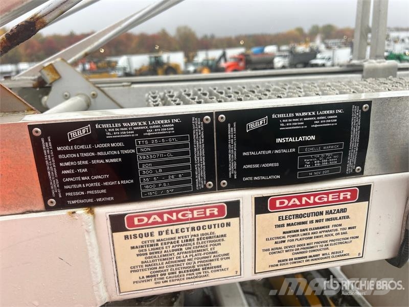 Ford TTS 25-5-GYL 35 ft on Ford F-550 4x2 Van Mounted Auto hoogwerkers