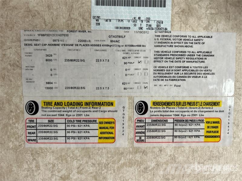 Forest River Georgetown XL Motor Home المنازل المتنقلة والكرافانات