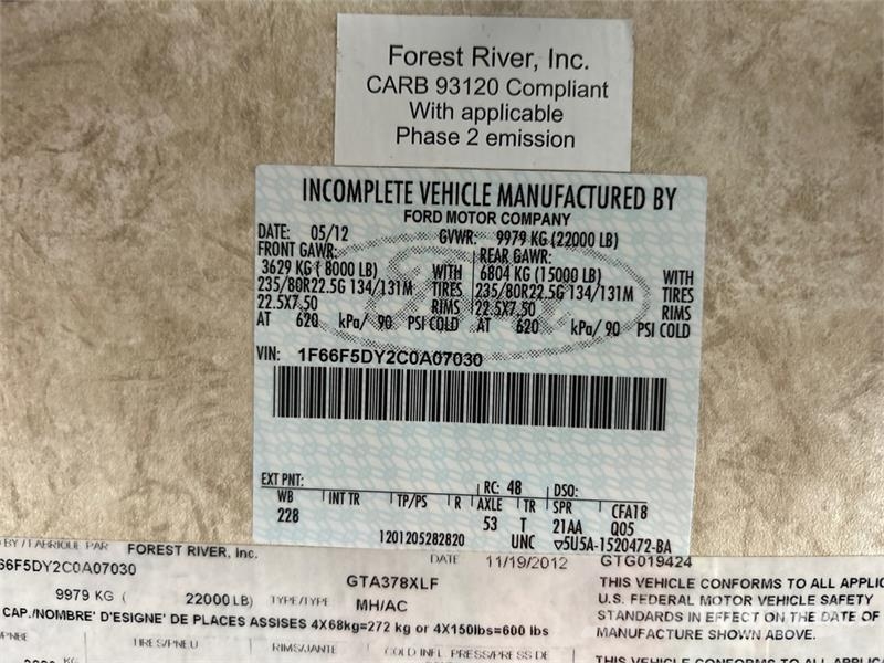 Forest River Georgetown XL Motor Home المنازل المتنقلة والكرافانات