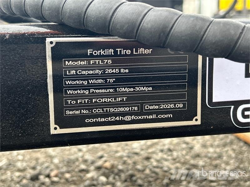 Forklift Tire Lifter (Unused) مكونات أخرى