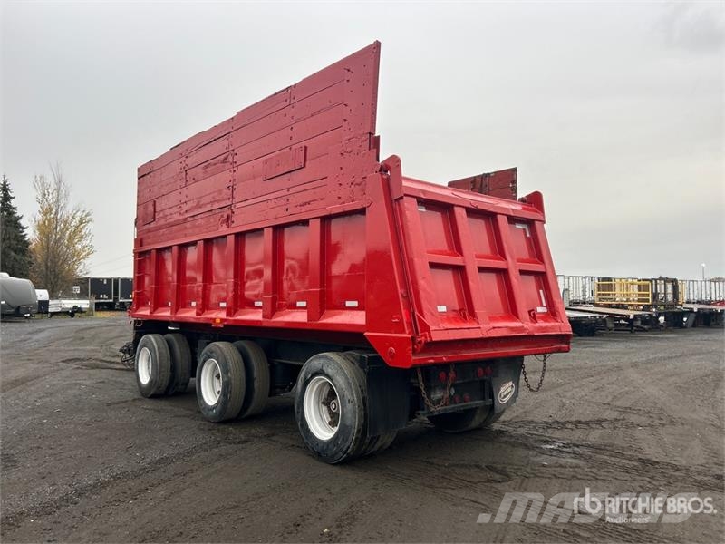 FRAND 22 ft Tri/A Pup Dump Trailer Bañera
