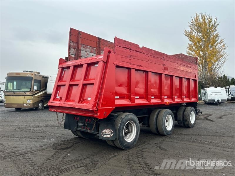 FRAND 22 ft Tri/A Pup Dump Trailer Bañera