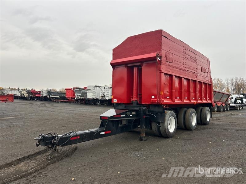 FRAND 22 ft Tri/A Pup Dump Trailer Bañera