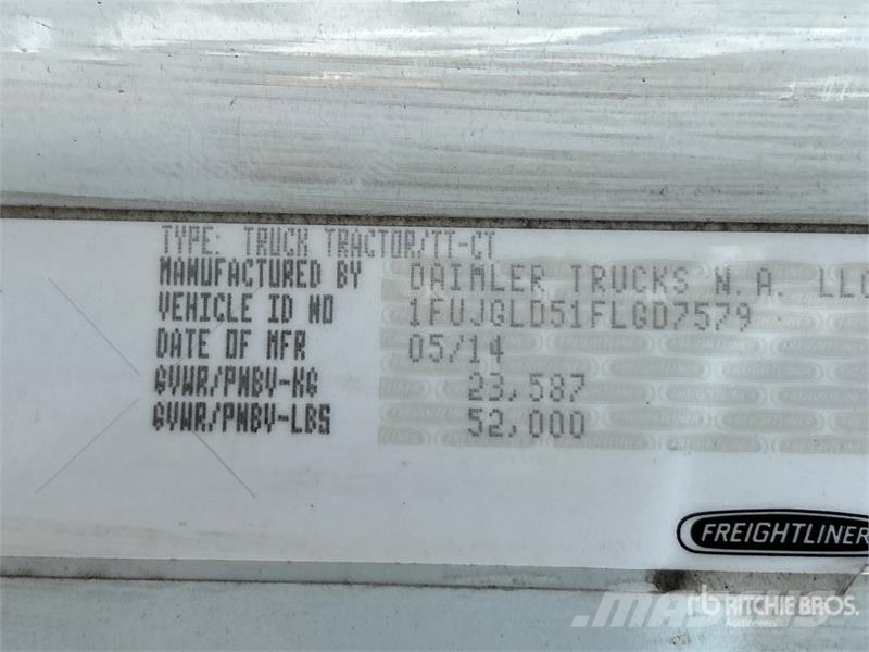 Freightliner Cascadia 125 6x4 T/A Sleeper Truck Tractor Motrici e Trattori Stradali