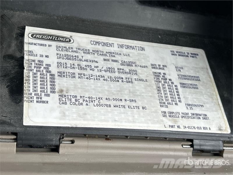 Freightliner Cascadia 125 Седельные тягачи