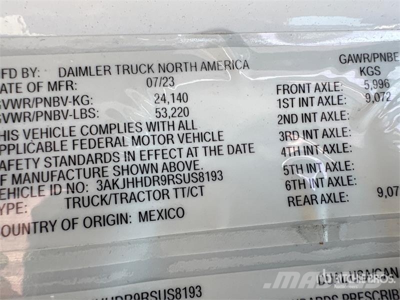 Freightliner Cascadia 126 Tractores (camiões)