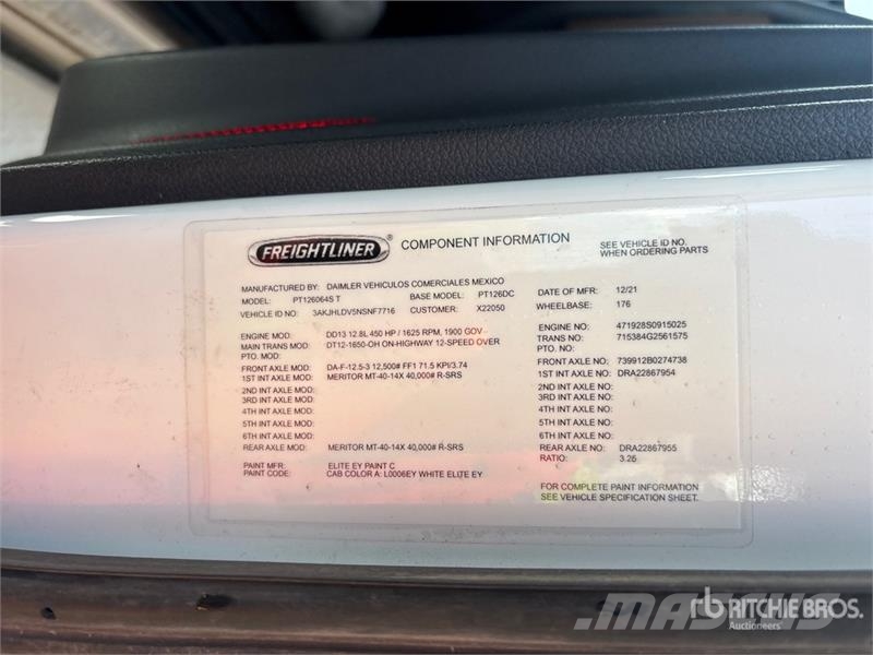 Freightliner Cascadia 126 Tractores (camiões)