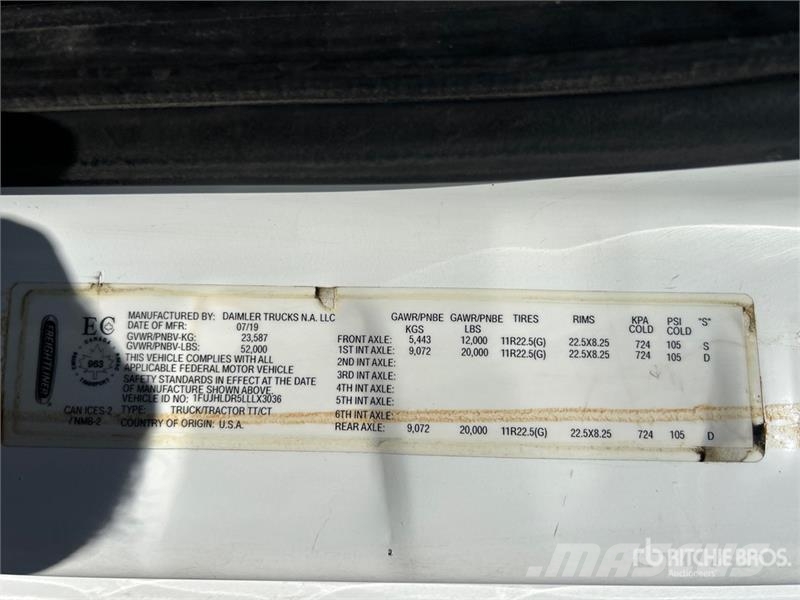 Freightliner Cascadia 126 Tracteur routier