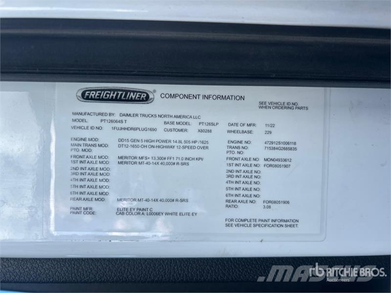 Freightliner Cascadia 126 Dragbilar