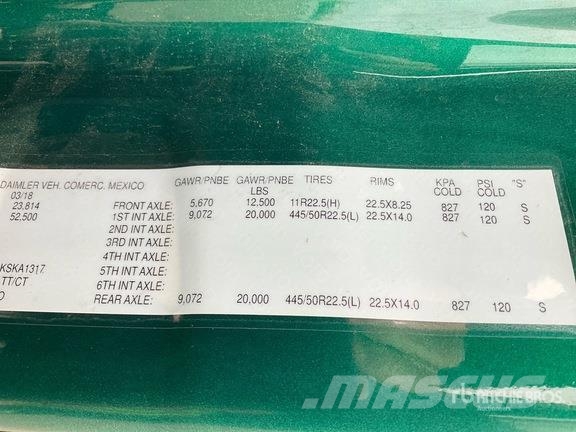 Freightliner Cascadia 126 6x4 T/A Sleeper Truck Tractor Motrici e Trattori Stradali
