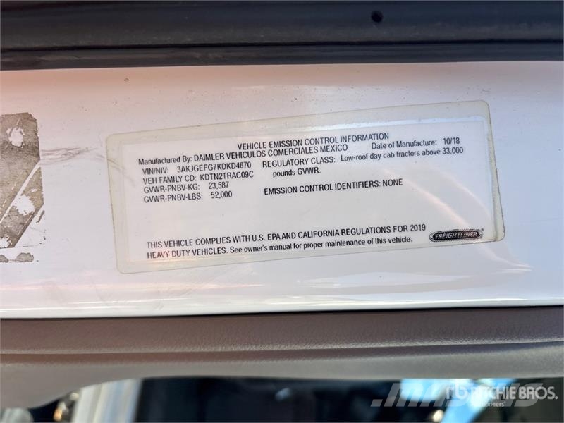 Freightliner Cascadia 125 Тягачі
