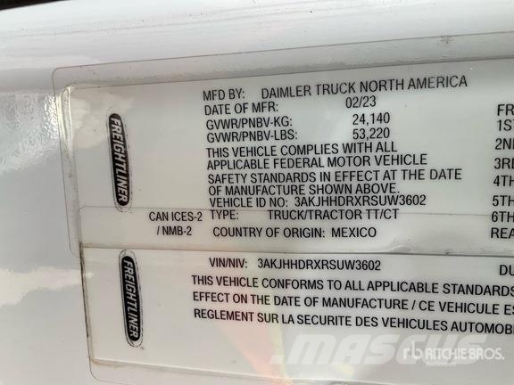 Freightliner Cascadia 126 Prime Movers