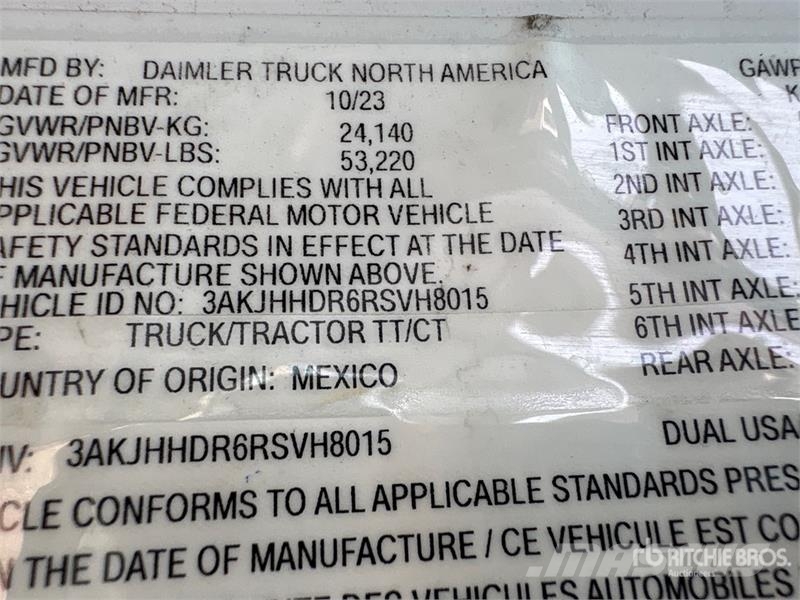 Freightliner Cascadia 126 Naudoti vilkikai
