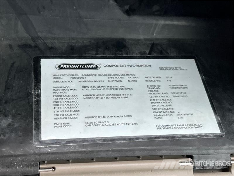 Freightliner Cascadia 125 Седельные тягачи