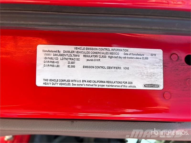 Freightliner Cascadia 125 Седельные тягачи