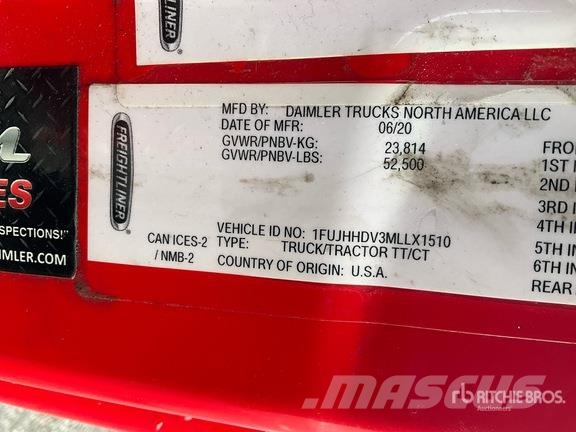 Freightliner Cascadia 126 Vetopöytäautot