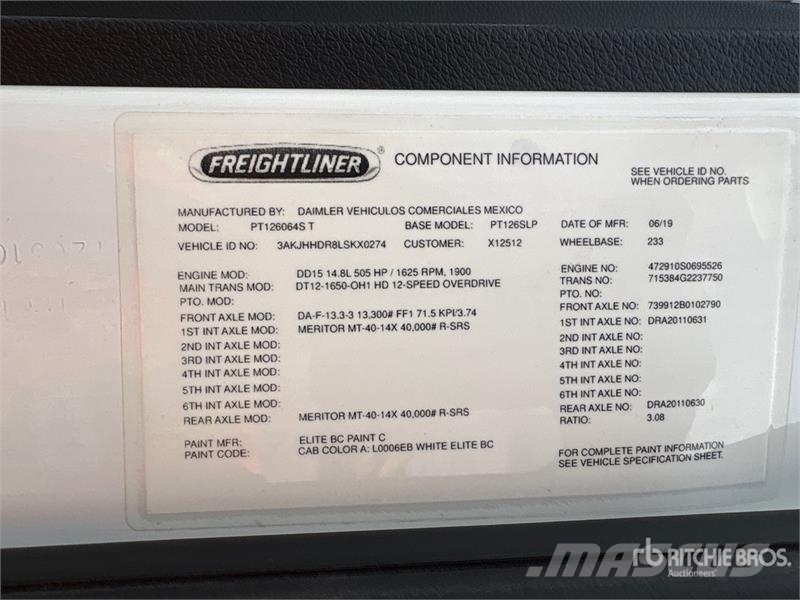Freightliner Cascadia 126 Prime Movers
