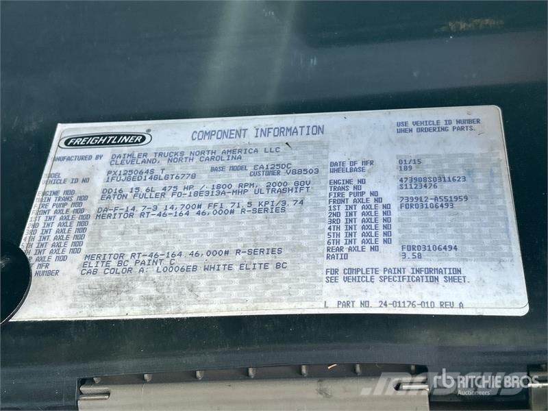 Freightliner Cascadia 125 وحدات الجر