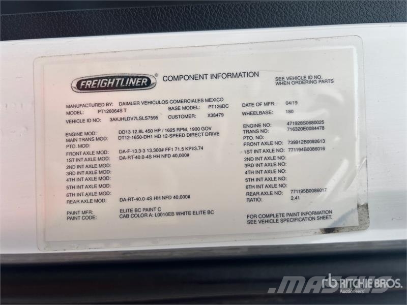 Freightliner Cascadia 126 Motrici e Trattori Stradali