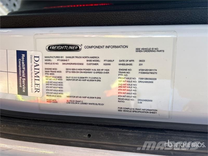 Freightliner Cascadia 126 Tractores (camiões)