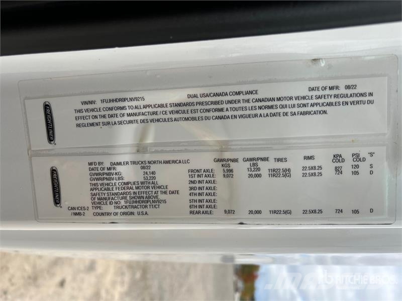 Freightliner Cascadia 126 Ciągniki siodłowe