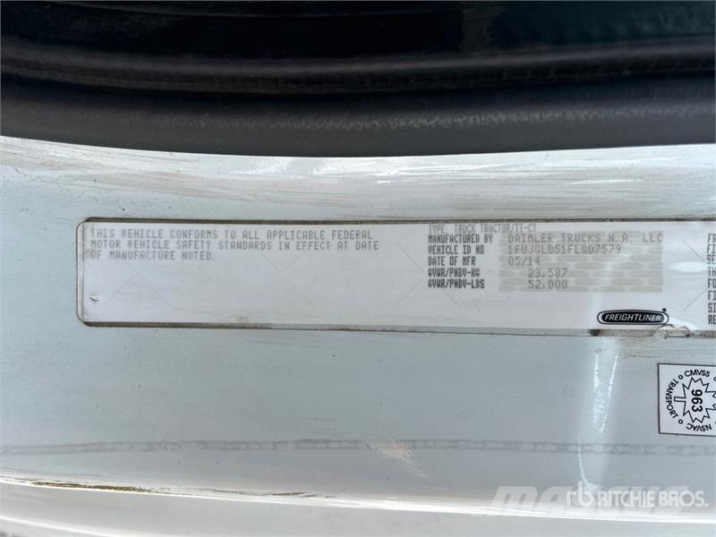 Freightliner Cascadia 125 6x4 T/A Sleeper Truck Tractor Motrici e Trattori Stradali