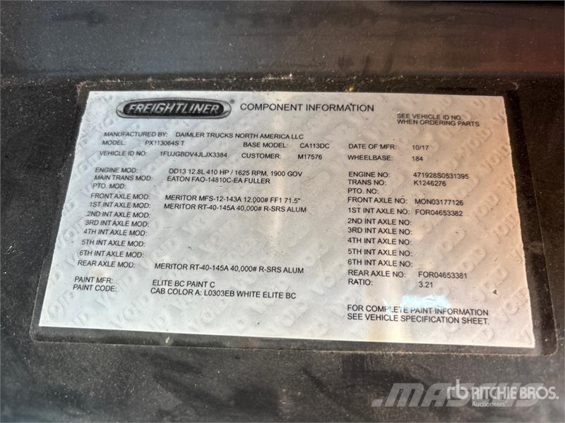 Freightliner Cascadia 113 وحدات الجر