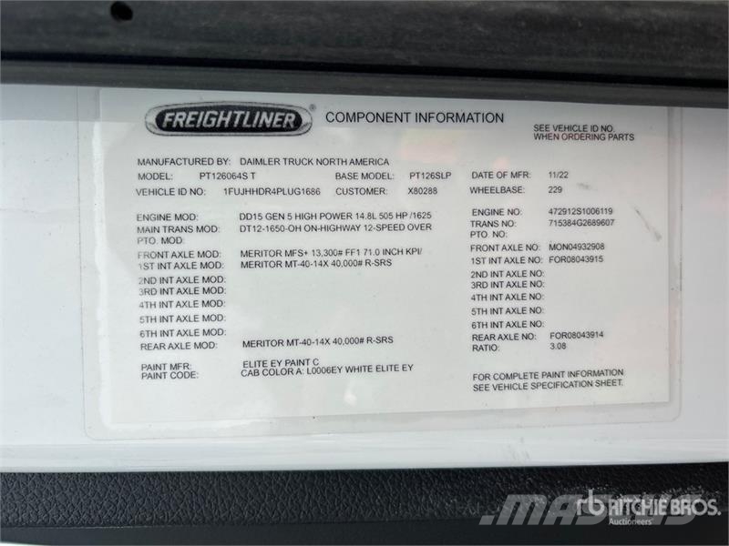 Freightliner Cascadia 126 Naudoti vilkikai