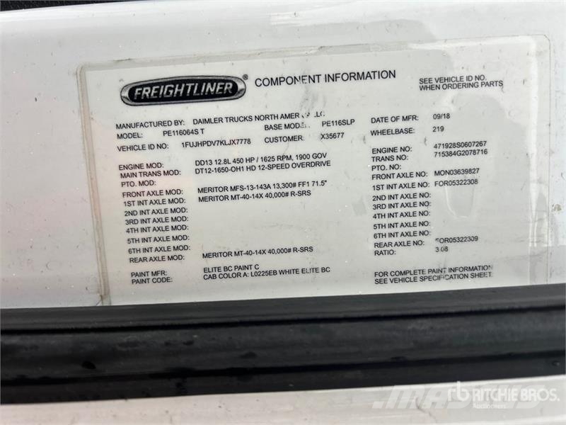 Freightliner Cascadia 116 Truck Tractor Units