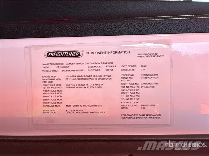 Freightliner Cascadia 126 Motrici e Trattori Stradali