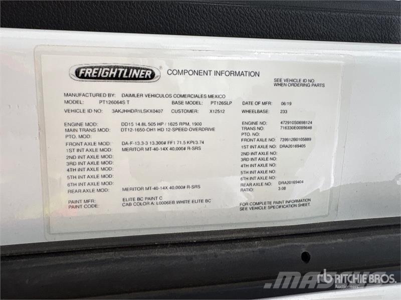 Freightliner Cascadia 126 Prime Movers