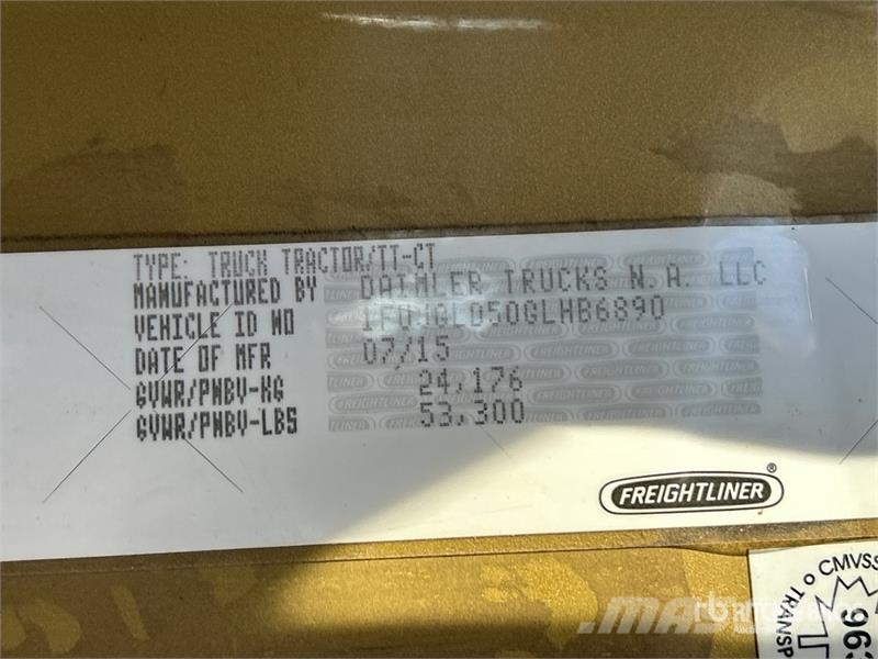 Freightliner Cascadia 125 Traktorske jedinice