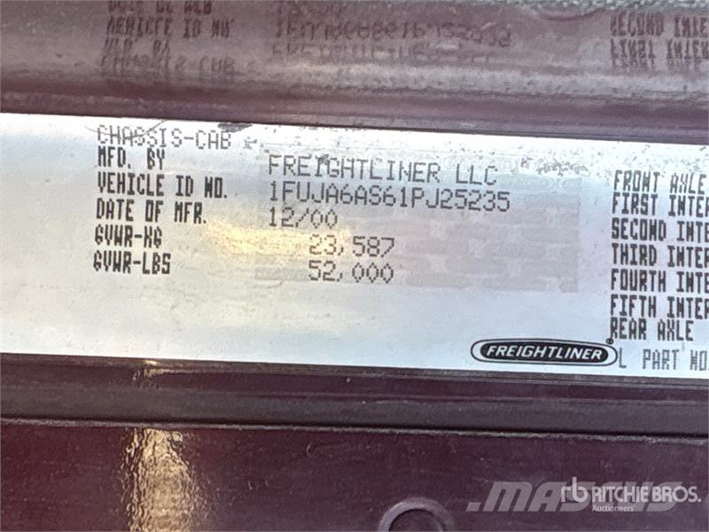 Freightliner Columbia 120 6x4 T/A Day Cab Truck Tractor Naudoti vilkikai