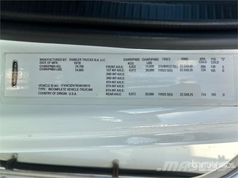 Freightliner M2 106 Isotermos y frigoríficos