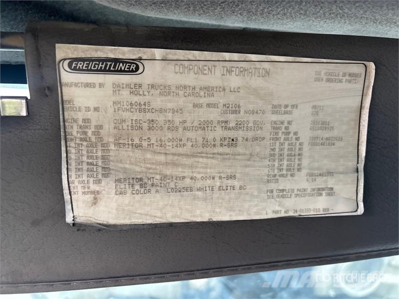 Freightliner M2 106 Camiones bañeras basculantes o volquetes