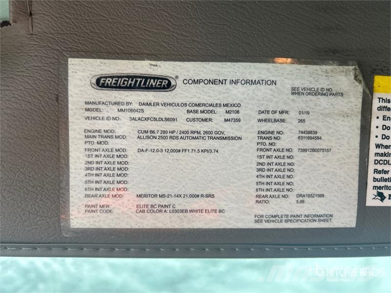 Freightliner M2 106 Kamioni hladnjače